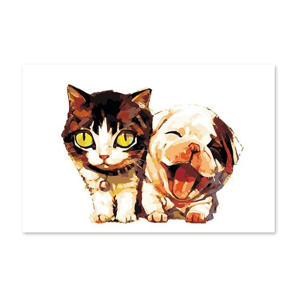 diy digital oil painting by numbers drawing hand painted picture wall decor pictures cat and dog lovely animal
diy digital oil painting by numbers drawing hand painted picture wall decor pictures cat and dog lovely animal