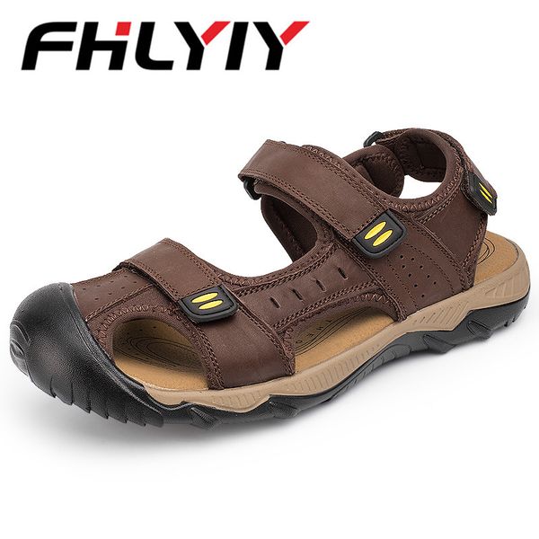 big size 38-46 genuine leather men sandals new summer walking sandals for man fashion outdoor male casual shoes chaussures, Black
big size 38-46 genuine leather men sandals new summer walking sandals for man fashion outdoor male casual shoes chaussures, Black