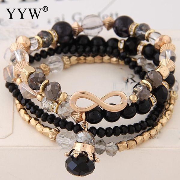 whole sale2017 cute crystal bead bohemia elastic charms bracelets & bangles tiny infinity 8 bracelet multilayers pulseras women, Golden;silver
whole sale2017 cute crystal bead bohemia elastic charms bracelets & bangles tiny infinity 8 bracelet multilayers pulseras women, Golden;silver