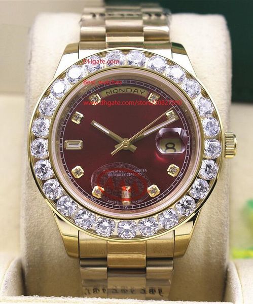 завод поставщик luxury сапфир 18 кт желтого золота 41mm bigger алмазный часы автоматические механические мужские часы часы красный циферблат, Slivery;brown
завод поставщик luxury сапфир 18 кт желтого золота 41mm bigger алмазный часы автоматические механические мужские часы часы красный циферблат, Slivery;brown