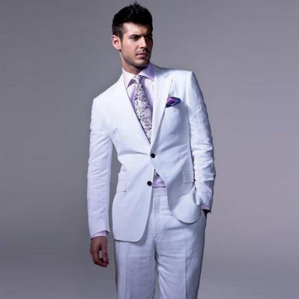 linen white men suits 2018 wedding groom tuxedos 2 pieces (jacket+pants) bridegroom groomsman suits man blazer, Black;gray
linen white men suits 2018 wedding groom tuxedos 2 pieces (jacket+pants) bridegroom groomsman suits man blazer, Black;gray