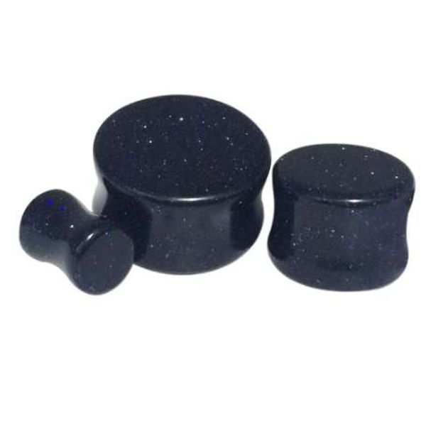 pair organic stone ear tunnels flesh plugs dark blue 6mm-16mm doubel flare saddle earlet taper earrings body jewelry ear gauges, Silver
pair organic stone ear tunnels flesh plugs dark blue 6mm-16mm doubel flare saddle earlet taper earrings body jewelry ear gauges, Silver