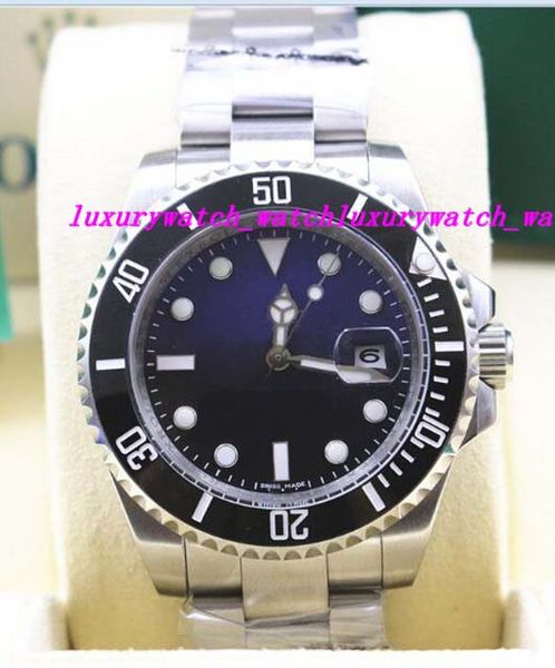 luxury watches stainless steel bracelet blue black dial ceramic bezel men's watch 116610 automatic men's watch wristwatch, Slivery;brown
luxury watches stainless steel bracelet blue black dial ceramic bezel men's watch 116610 automatic men's watch wristwatch, Slivery;brown