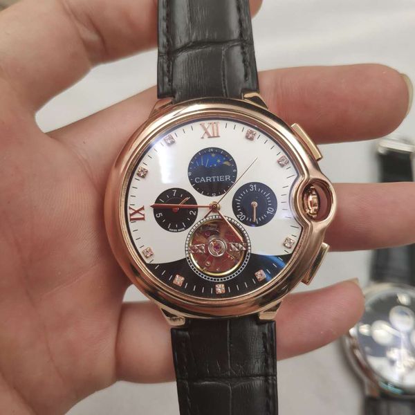 brand 42mm diamond mechanical watch luxury watch and men's watches clock relogio brand watches, Slivery;brown
brand 42mm diamond mechanical watch luxury watch and men's watches clock relogio brand watches, Slivery;brown
