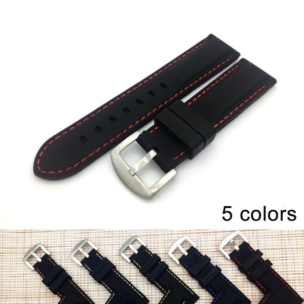 20 22mm 24mm silicone watch band wristwatch strap on for hours rubber watch straps ing, Black;brown
20 22mm 24mm silicone watch band wristwatch strap on for hours rubber watch straps ing, Black;brown