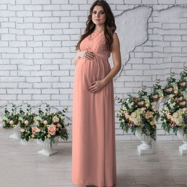 sleeveless summer new maternity lace dress women clothes pgraphy props elegant pregnant long pink dresses, Black;gray
sleeveless summer new maternity lace dress women clothes pgraphy props elegant pregnant long pink dresses, Black;gray