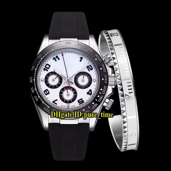 7 color 116509 white dial asian 2813 automatic mens watch black bezel sapphire glass rubber strap gents new watches with gift bracelet, Slivery;brown
7 color 116509 white dial asian 2813 automatic mens watch black bezel sapphire glass rubber strap gents new watches with gift bracelet, Slivery;brown