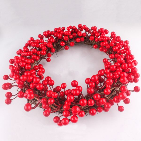 new artificial wreath red berry garland dried flower wreath door berry garland candle garden christmas decor gift
new artificial wreath red berry garland dried flower wreath door berry garland candle garden christmas decor gift