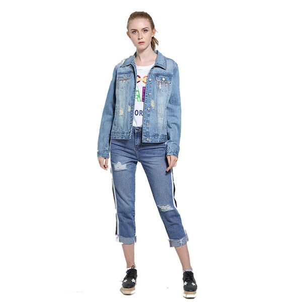 women basic coat hole tassel denim jacket women winter denim jacket for jeans coat loose casual style, Black;brown
women basic coat hole tassel denim jacket women winter denim jacket for jeans coat loose casual style, Black;brown