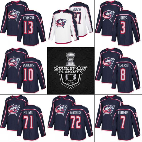 Columbus Blue Jackets 2018 Stanley Cup Playoffs Seth Jones Jack Johnson Zach Werenski Alexander Wennberg Nick Foligno Hockey Jerseys
Columbus Blue Jackets 2018 Stanley Cup Playoffs Seth Jones Jack Johnson Zach Werenski Alexander Wennberg Nick Foligno Hockey Jerseys