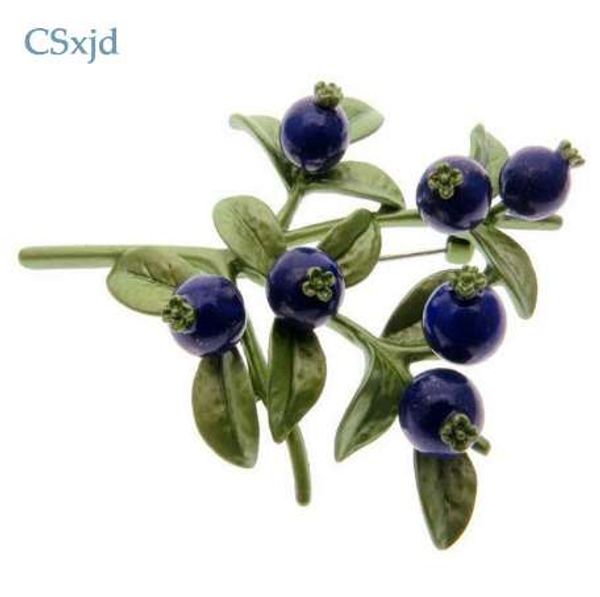 csxjd fashion brooch jewelry blueberry branches natural bluestone retro brooch, Gray
csxjd fashion brooch jewelry blueberry branches natural bluestone retro brooch, Gray
