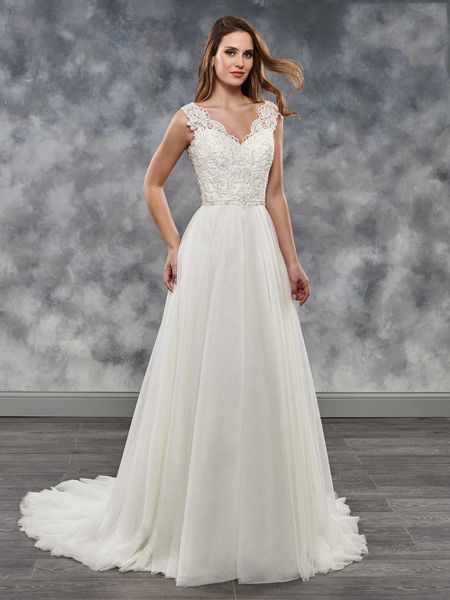 beauty ivory tulle v-neck applique beads a-line wedding dresses bridal pageant dresses wedding attire dresses custom size 2-16 kf1011130, White
beauty ivory tulle v-neck applique beads a-line wedding dresses bridal pageant dresses wedding attire dresses custom size 2-16 kf1011130, White