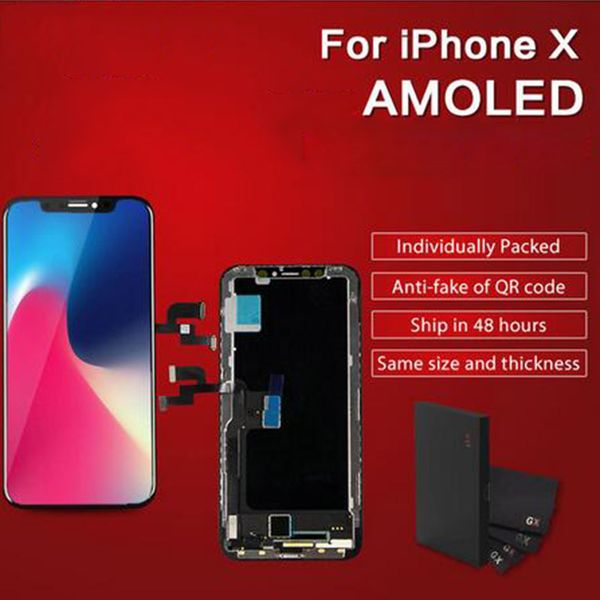 Oled for iphone x lcd di play touch creen digitizer a embly replacement for iphone lcd upport face id
Oled for iphone x lcd di play touch creen digitizer a embly replacement for iphone lcd upport face id