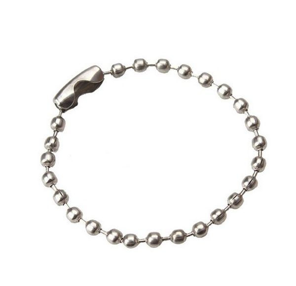 colorful ball bead chain with connector 13cm most popular size 2.4mm ball chains for diy accessories for tag label color bead, Silver
colorful ball bead chain with connector 13cm most popular size 2.4mm ball chains for diy accessories for tag label color bead, Silver