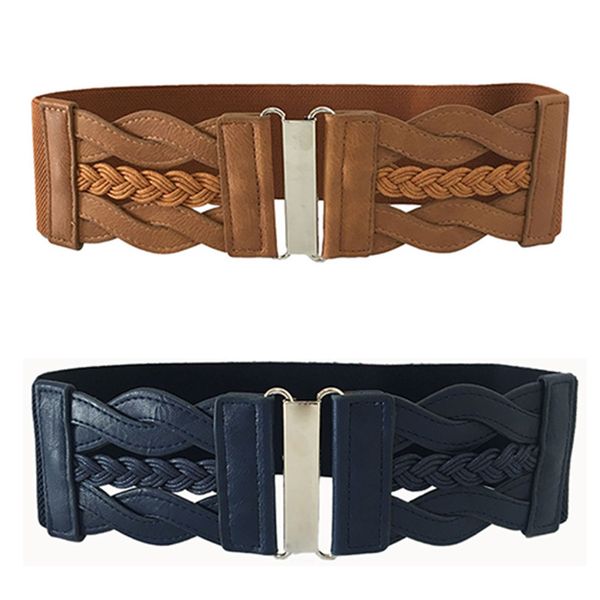 elastic cummerbunds women trendy hollow out weave buckle cummerbund black pu leather wide waist belts ladies, Black;brown
elastic cummerbunds women trendy hollow out weave buckle cummerbund black pu leather wide waist belts ladies, Black;brown