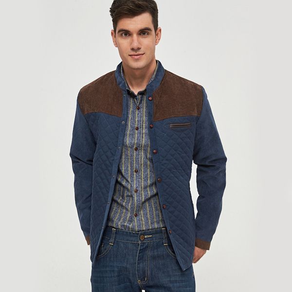 men casual jackets europe russia spring autumn baseball outerwear jacket gentleman coat brown blue patchwork mandarin collar covered button, Black;brown
men casual jackets europe russia spring autumn baseball outerwear jacket gentleman coat brown blue patchwork mandarin collar covered button, Black;brown