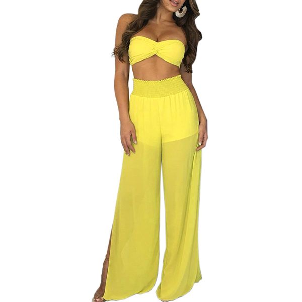 2018 new arrivals ladies strapeless blue bow yellowide leg pants 2 pieces summer women romper jumpsuits streetwear, Black;white
2018 new arrivals ladies strapeless blue bow yellowide leg pants 2 pieces summer women romper jumpsuits streetwear, Black;white
