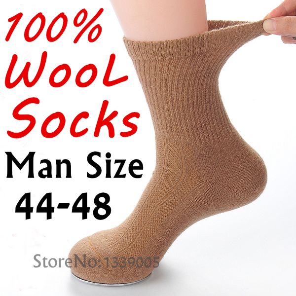 40-52 plus size super thick 100% wool socks classic business brand man socks men's casual winter 3pairs=1lot, Black
40-52 plus size super thick 100% wool socks classic business brand man socks men's casual winter 3pairs=1lot, Black
