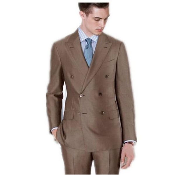 3pieces(jacket+pant+tie) peaked lapel brown double breasted suits latest coat pant designs brand clothing terno slim fit tuxedos, White;black
3pieces(jacket+pant+tie) peaked lapel brown double breasted suits latest coat pant designs brand clothing terno slim fit tuxedos, White;black