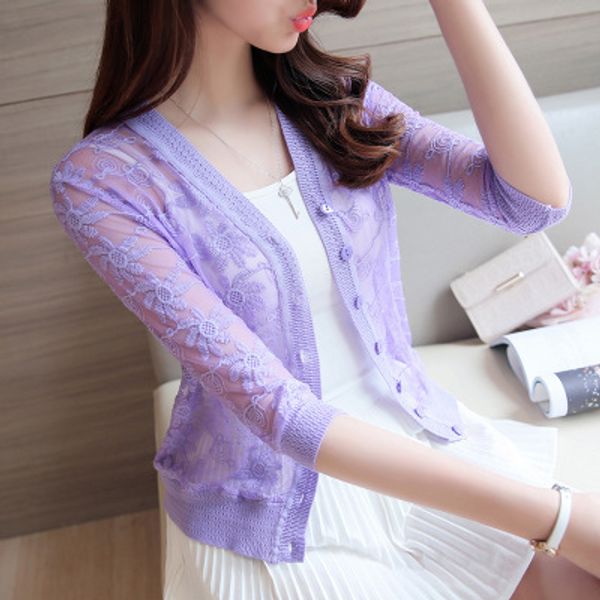2018 fashion knitted cardigan hollow summer womens sweater female cardigans women's lace coats outerwear ladies summer wear, White;black
2018 fashion knitted cardigan hollow summer womens sweater female cardigans women's lace coats outerwear ladies summer wear, White;black