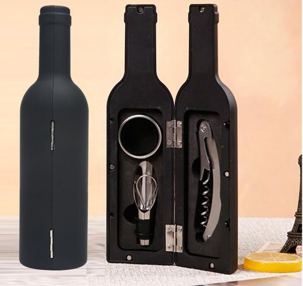 5 pcs/set deluxe wine accessory gift set - wine bottle opener ser drip ring foil cutter and wine pourer, novelty bottle-shaped gift
5 pcs/set deluxe wine accessory gift set - wine bottle opener ser drip ring foil cutter and wine pourer, novelty bottle-shaped gift