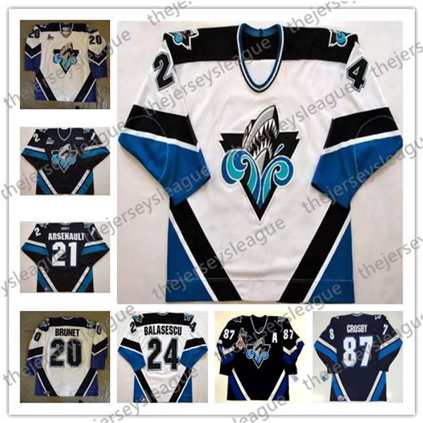 rimouski oceanic # 20 alexandre brunet 21 benoit arsenault 24 габриэль баласеску белый военно-морской флот ретро хоккейные майки с вышивкой, Black
rimouski oceanic # 20 alexandre brunet 21 benoit arsenault 24 габриэль баласеску белый военно-морской флот ретро хоккейные майки с вышивкой, Black