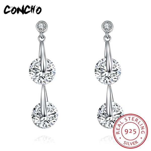 concho jewelry 925 sterling silver geometric zircon drop earrings for women wedding party gifts 2018 new fashion twinkle zircon, Golden;silver
concho jewelry 925 sterling silver geometric zircon drop earrings for women wedding party gifts 2018 new fashion twinkle zircon, Golden;silver