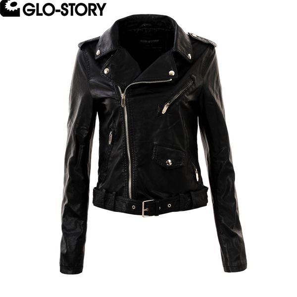 glo-story women 2017 faux leather coat women high street punk fashion black leather biker jacket wpy-3341
glo-story women 2017 faux leather coat women high street punk fashion black leather biker jacket wpy-3341