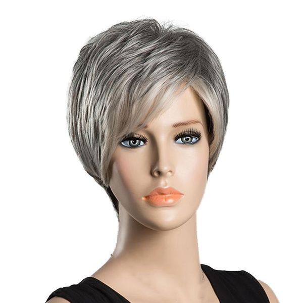natural human hair full head wigs heat safe cosplay party costume wedding, Black;brown
natural human hair full head wigs heat safe cosplay party costume wedding, Black;brown