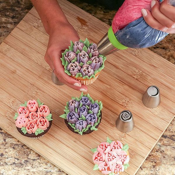 meeow 3pcs/set bakeware set nozzle cupcake decor cute russia nozzles piping tips tulip decorating colorful flowers
meeow 3pcs/set bakeware set nozzle cupcake decor cute russia nozzles piping tips tulip decorating colorful flowers