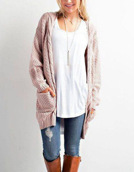 women winter knitted coats pink red colors warm cardigan female fashion long length outerwear ing, Black
women winter knitted coats pink red colors warm cardigan female fashion long length outerwear ing, Black