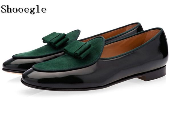 shooegle leather and suede stitching with bowtie men handmade shoes luxurious flats men's banquet classic loafers shoes, Black
shooegle leather and suede stitching with bowtie men handmade shoes luxurious flats men's banquet classic loafers shoes, Black