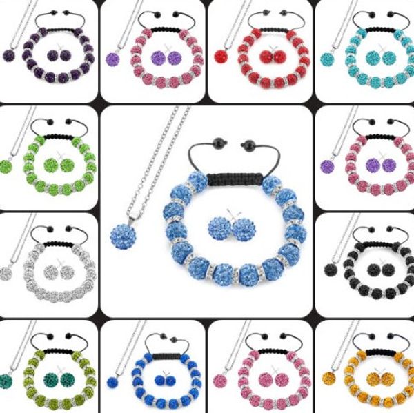 can choose mix multicolor white 10mm fashion crystal crystal set pendant necklace bracelet earring jewelry with disco balls, Silver
can choose mix multicolor white 10mm fashion crystal crystal set pendant necklace bracelet earring jewelry with disco balls, Silver