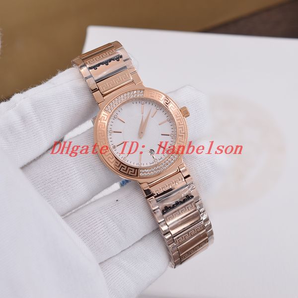 Hot Sale VERS Medusa Swiss quartz For Women Fashion Diamond bezel Exquisite Wristwatches Rose gold stainless steel strap Ladies watch 34mm
Hot Sale VERS Medusa Swiss quartz For Women Fashion Diamond bezel Exquisite Wristwatches Rose gold stainless steel strap Ladies watch 34mm