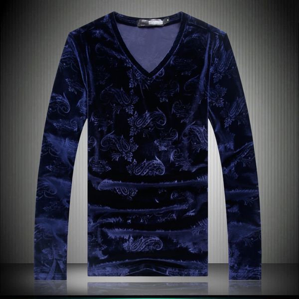 autumn and v-neck men's large of winter velvet size gold bottoming t-shirt shirt korean version long-sleeved the trend shirt gkpqb, Black
autumn and v-neck men's large of winter velvet size gold bottoming t-shirt shirt korean version long-sleeved the trend shirt gkpqb, Black