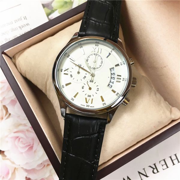 new 2020 man watches clock fashion man sports genuine leather all dials work business leisure casual male watch dropshipping, Slivery;brown
new 2020 man watches clock fashion man sports genuine leather all dials work business leisure casual male watch dropshipping, Slivery;brown