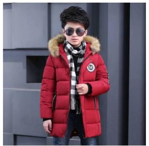 2018 children winter down coat boys long white duck down jacket more teenagers really raccoon fur collar boy more warm clothes, Blue;gray
2018 children winter down coat boys long white duck down jacket more teenagers really raccoon fur collar boy more warm clothes, Blue;gray