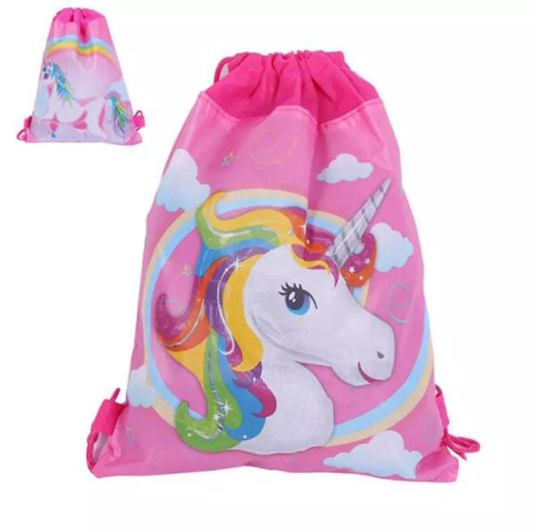 34*27 cm unicorn drawstring backpack girls princess kids theme party backpack candy bags school backpack
34*27 cm unicorn drawstring backpack girls princess kids theme party backpack candy bags school backpack