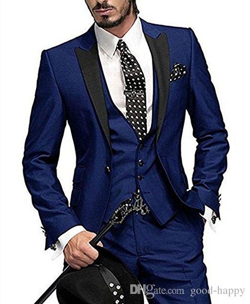 2018 classy wedding men suits blazer slim fit groom tuxedos wedding dress prom formal suits for men (jacket+pants+vest, Black;gray
2018 classy wedding men suits blazer slim fit groom tuxedos wedding dress prom formal suits for men (jacket+pants+vest, Black;gray