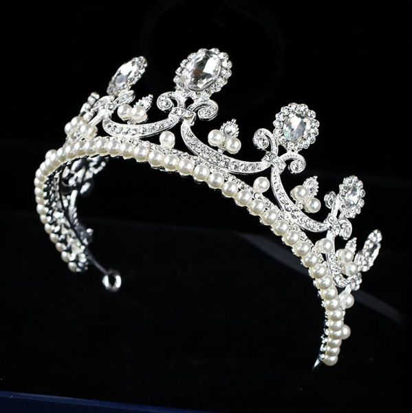 pearl silver crown princess princess birthday crown wedding dress accessories crown ornament
pearl silver crown princess princess birthday crown wedding dress accessories crown ornament