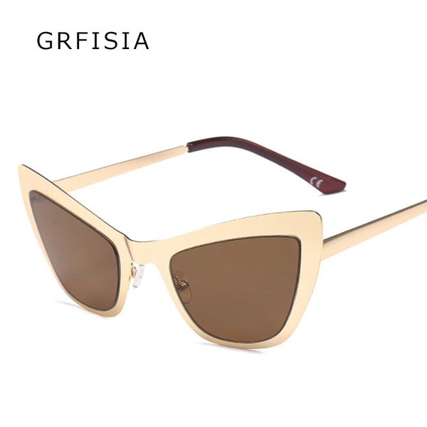 grfisia cat eye sunglasses women brand alloy frame browen black lens vintage sun glasses ladies shades uv g353, White;black
grfisia cat eye sunglasses women brand alloy frame browen black lens vintage sun glasses ladies shades uv g353, White;black