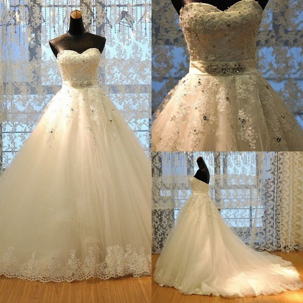 vestido de novia 2018 luxury crystal beads sash wedding dress sweetheart tulle long train bridal wedding gown robe de mariage, White
vestido de novia 2018 luxury crystal beads sash wedding dress sweetheart tulle long train bridal wedding gown robe de mariage, White