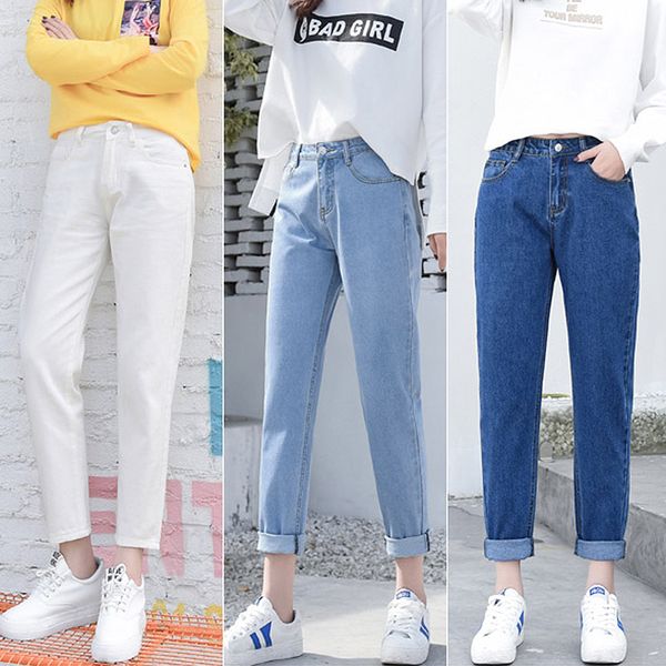 2018 winter ripped jeans woman high waist boyfriend for women plus size blue black white denim mom pants trousers
2018 winter ripped jeans woman high waist boyfriend for women plus size blue black white denim mom pants trousers