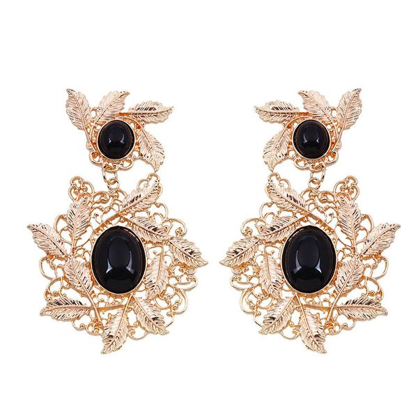 baroque vintage earrings for women gold color statement earring 2018 female leaf bold earing hanging fashion jewelry, Silver
baroque vintage earrings for women gold color statement earring 2018 female leaf bold earing hanging fashion jewelry, Silver