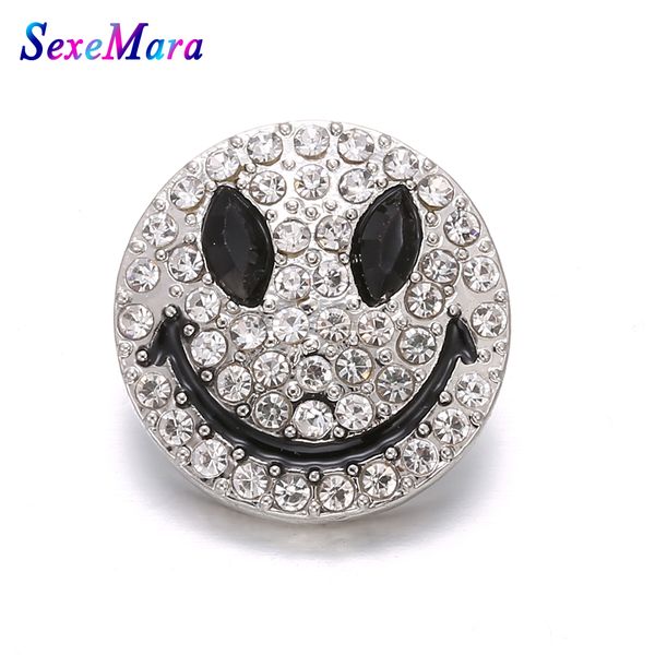 6pcs/lot 8mm metal rhinestone smlie snap buttons jewelry fit 18mm snap bangle necklace earrings ring buttons jewelry, Golden;silver
6pcs/lot 8mm metal rhinestone smlie snap buttons jewelry fit 18mm snap bangle necklace earrings ring buttons jewelry, Golden;silver