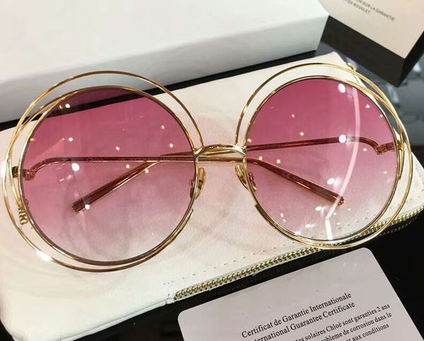 round sunglasses 114s gold/pink gradient sonnenbrille fashion sun glasses for women women glasses with box, White;black
round sunglasses 114s gold/pink gradient sonnenbrille fashion sun glasses for women women glasses with box, White;black