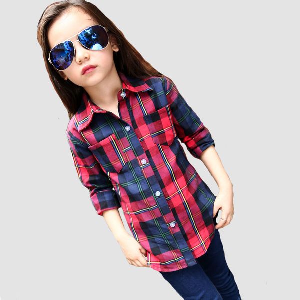 girls blouses for kids letter plaid shirts autumn full sleeve children clothes infant school clothing 3-14years, White;black
girls blouses for kids letter plaid shirts autumn full sleeve children clothes infant school clothing 3-14years, White;black
