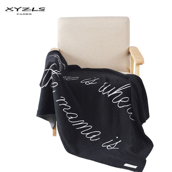 xyzls cotton english letters blanket multi-function thread blanket decorative throw for sofa bed 90x120cm
xyzls cotton english letters blanket multi-function thread blanket decorative throw for sofa bed 90x120cm