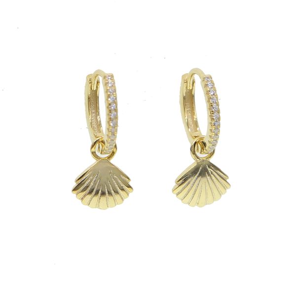 925 sterling silver vermeil dangle charm earring cute sea shell drop charm lovely girl women gift summer beach jewelry
925 sterling silver vermeil dangle charm earring cute sea shell drop charm lovely girl women gift summer beach jewelry