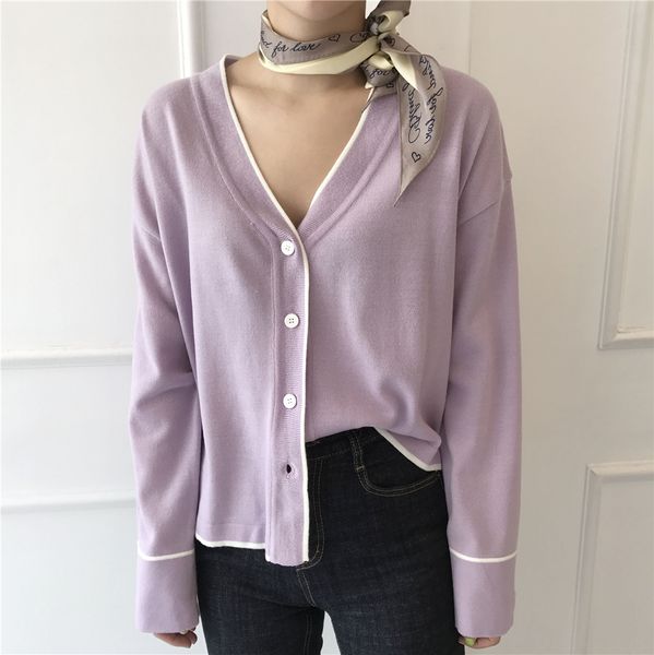 gruiiceen purple women knitted cardigan coat autumn winter 2018 casual v-neck long sleeve knit sweater female gy2018208, White;black
gruiiceen purple women knitted cardigan coat autumn winter 2018 casual v-neck long sleeve knit sweater female gy2018208, White;black
